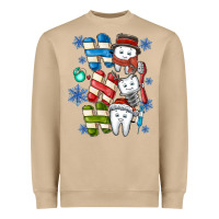 Mushroom ho ho ho teeth Heavyweight Sweatshirt - CowhideDigitalArt