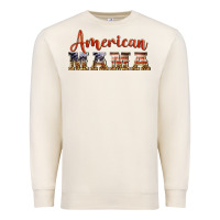 Sandshell american mama Premium Sweatshirt - BarkalooDesign