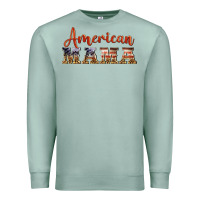 Seafoam american mama Premium Sweatshirt - BarkalooDesign