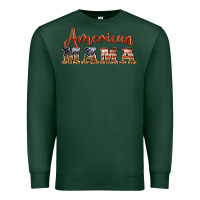 Sports Green american mama Premium Sweatshirt - BarkalooDesign