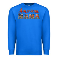 True Royal american mama Premium Sweatshirt - BarkalooDesign