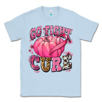 Dusty Blue go fight cure pumpkin Classic Tee - texasbilliewilder