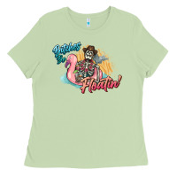 Matcha Bitches be floatin' skeleton summer Ladies Tee - NancyCooperArtShop
