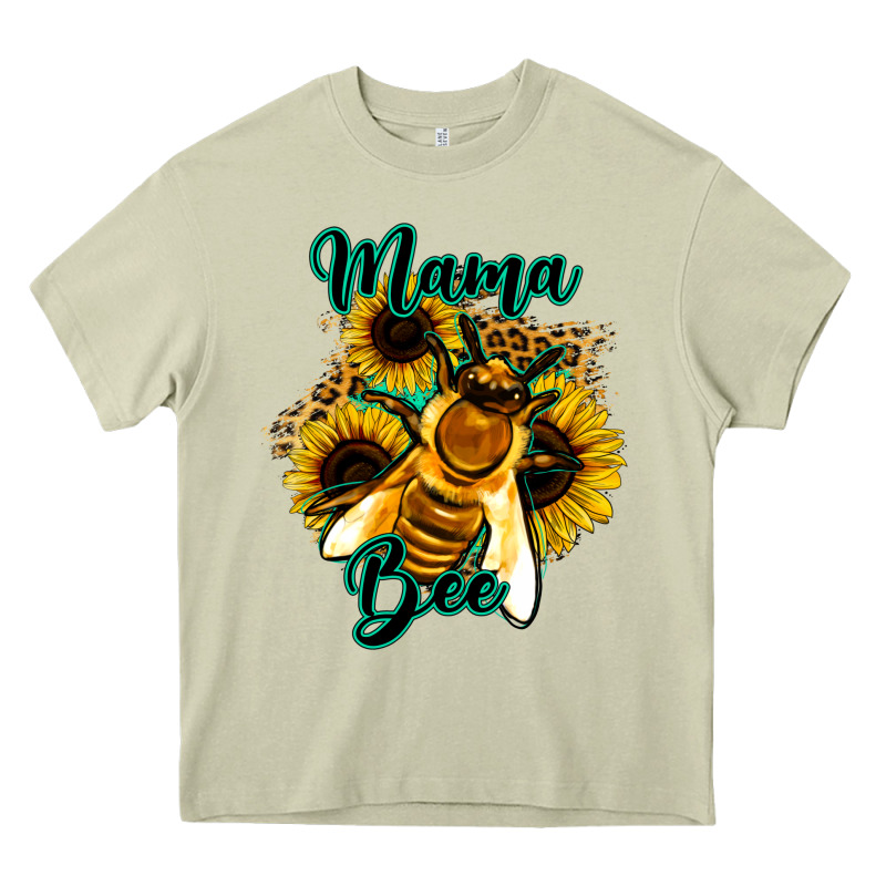 Leopard Sunflower Western Mama Bee Heavy Core Tee by Bettercallsaul | Teevron