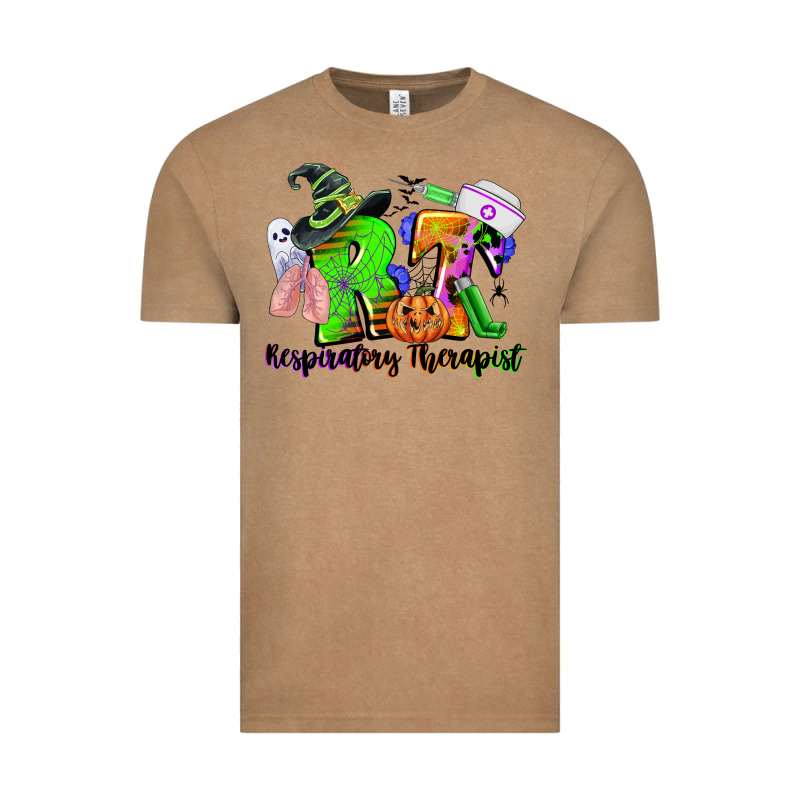 Rt Respiratory Therapist Halloween Vintage Tee by CowGirlArtShop | Teevron