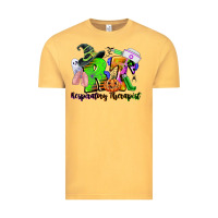Vintage Mustard rt respiratory therapist halloween Vintage Tee - CowGirlArtShop