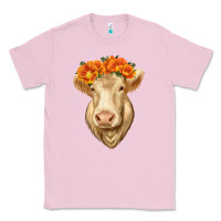 Bubblegum Pink Charolais Cow Classic Tee - RanaPortraitStore