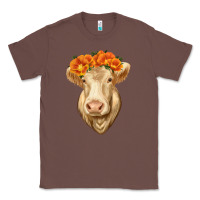 Chestnut Charolais Cow Classic Tee - RanaPortraitStore