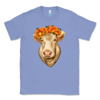 Colony Blue Charolais Cow Classic Tee - RanaPortraitStore