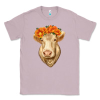 Lilac Charolais Cow Classic Tee - RanaPortraitStore