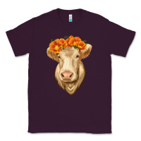 Plum Charolais Cow Classic Tee - RanaPortraitStore