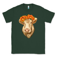 Sports Green Charolais Cow Classic Tee - RanaPortraitStore