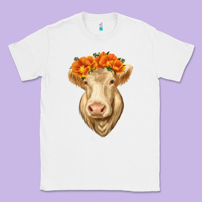 Charolais Cow Classic Tee Designed By Ranaportraitstore