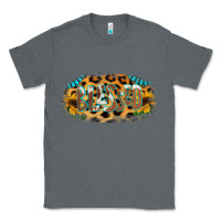 Charcoal Heather Blessed Sunflower Gemstone Classic Tee - RanaPortraitStore