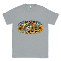 Heather Grey Blessed Sunflower Gemstone Classic Tee - RanaPortraitStore