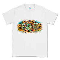 White Blessed Sunflower Gemstone Classic Tee - RanaPortraitStore