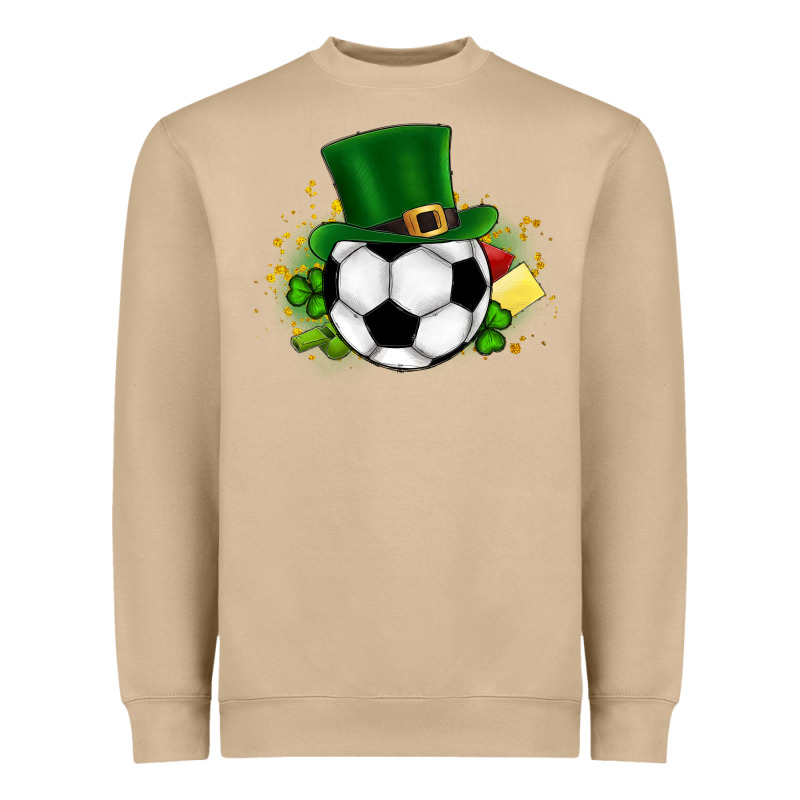 Football Ball Heavyweight Sweatshirt by CowhideDigitalArt | Teevron
