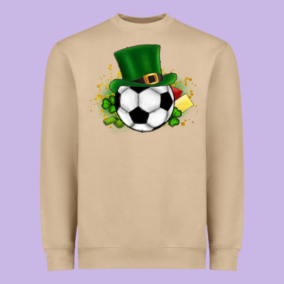 Football Ball Heavyweight Sweatshirt Designed By Cowhidedigitalart