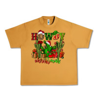Peanut Butter howdy christmas with cactusses Urban Heavy Tee - CowGirlArtShop