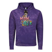 Cloud Purple Mom life with skull Mother's Day Vintage Hoodie - CowGirlArtShop