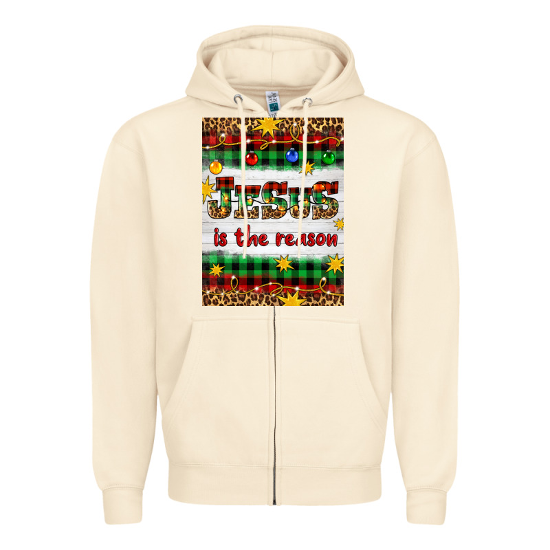 Christmas Jesus Is The Reason Zipper Hoodie by Artiststas | Teevron