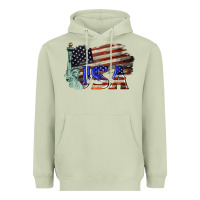 Matcha usa  statue of liberty Heavyweight Hoodie - BarkalooDesign