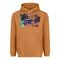 Meerkat usa  statue of liberty Heavyweight Hoodie - BarkalooDesign