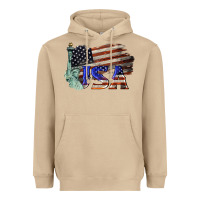 Mushroom usa  statue of liberty Heavyweight Hoodie - BarkalooDesign
