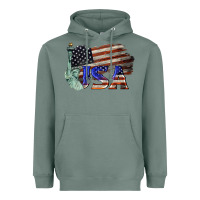 Sage usa  statue of liberty Heavyweight Hoodie - BarkalooDesign
