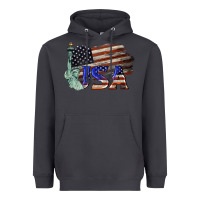 Smoke usa  statue of liberty Heavyweight Hoodie - BarkalooDesign