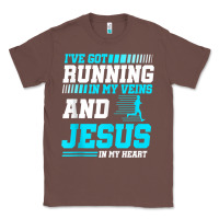 Chestnut Christian Runner Half Marathon Running Race Jesus Gift Classic Tee - trangStudio