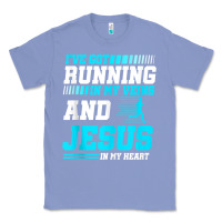 Colony Blue Christian Runner Half Marathon Running Race Jesus Gift Classic Tee - trangStudio