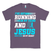 Lavender Christian Runner Half Marathon Running Race Jesus Gift Classic Tee - trangStudio