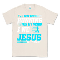 Natural Christian Runner Half Marathon Running Race Jesus Gift Classic Tee - trangStudio