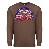 Chestnut america rainbow Premium Sweatshirt - BarkalooDesign