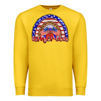 Lemon america rainbow Premium Sweatshirt - BarkalooDesign