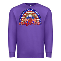 Purple america rainbow Premium Sweatshirt - BarkalooDesign
