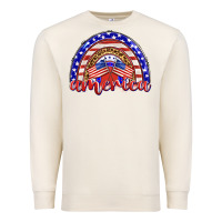 Sandshell america rainbow Premium Sweatshirt - BarkalooDesign