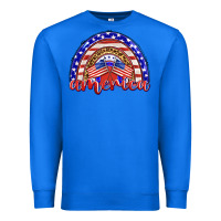 True Royal america rainbow Premium Sweatshirt - BarkalooDesign