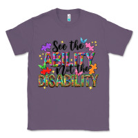 Lavender see the ability not the disability nca Classic Tee - NancyCooperArtShop