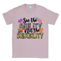 Lilac see the ability not the disability nca Classic Tee - NancyCooperArtShop