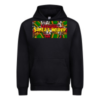 Black santa's helper with gifts Urban Hoodie - AdoDesignShop
