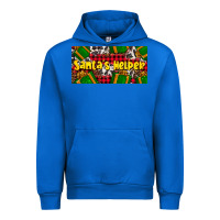 Cobalt santa's helper with gifts Urban Hoodie - AdoDesignShop