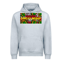 Heather Grey santa's helper with gifts Urban Hoodie - AdoDesignShop