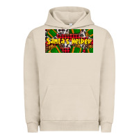 Pigment French Oak santa's helper with gifts Urban Hoodie - AdoDesignShop