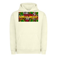 Pigment Pistachio santa's helper with gifts Urban Hoodie - AdoDesignShop