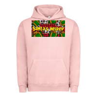 Pigment Salmon santa's helper with gifts Urban Hoodie - AdoDesignShop