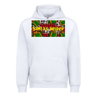 White santa's helper with gifts Urban Hoodie - AdoDesignShop