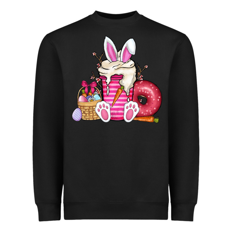 Easter Day Coffee Heavyweight Sweatshirt by CowhideDigitalArt | Teevron