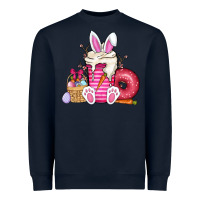 Navy Easter day coffee Heavyweight Sweatshirt - CowhideDigitalArt